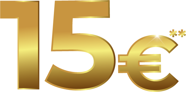 15€**